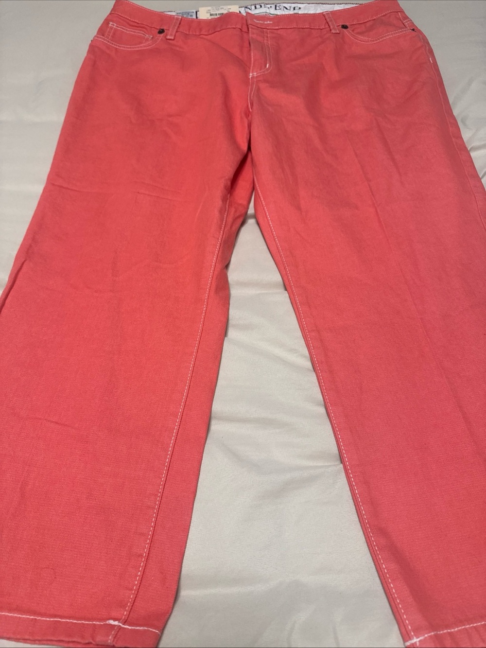 Coral Straight-Leg Jeans